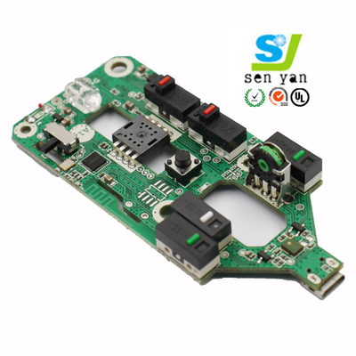 Standard FR4 1.6mm PCB Circuit Board PCB Board Assembly For USB Mouse