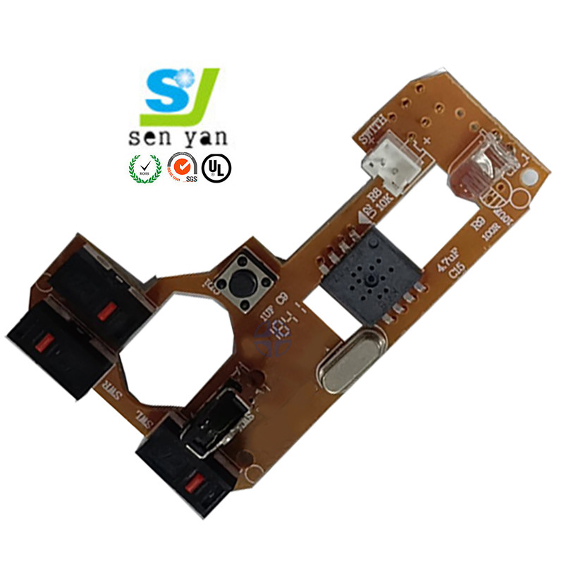 Standard FR4 1.6mm PCB Circuit Board PCB Board Assembly For USB Mouse